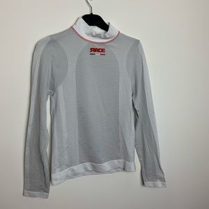 Race Italy compression long sleeve mock neck